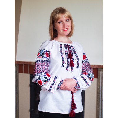 Embroidered blouse "Rose Merejka"